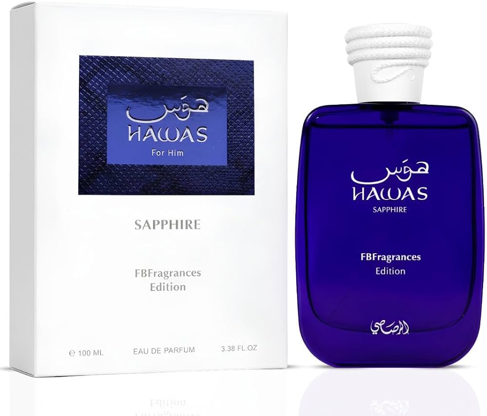 Rasasi Hawas Sapphire Eau de Parfum (3.38oz) 100ml